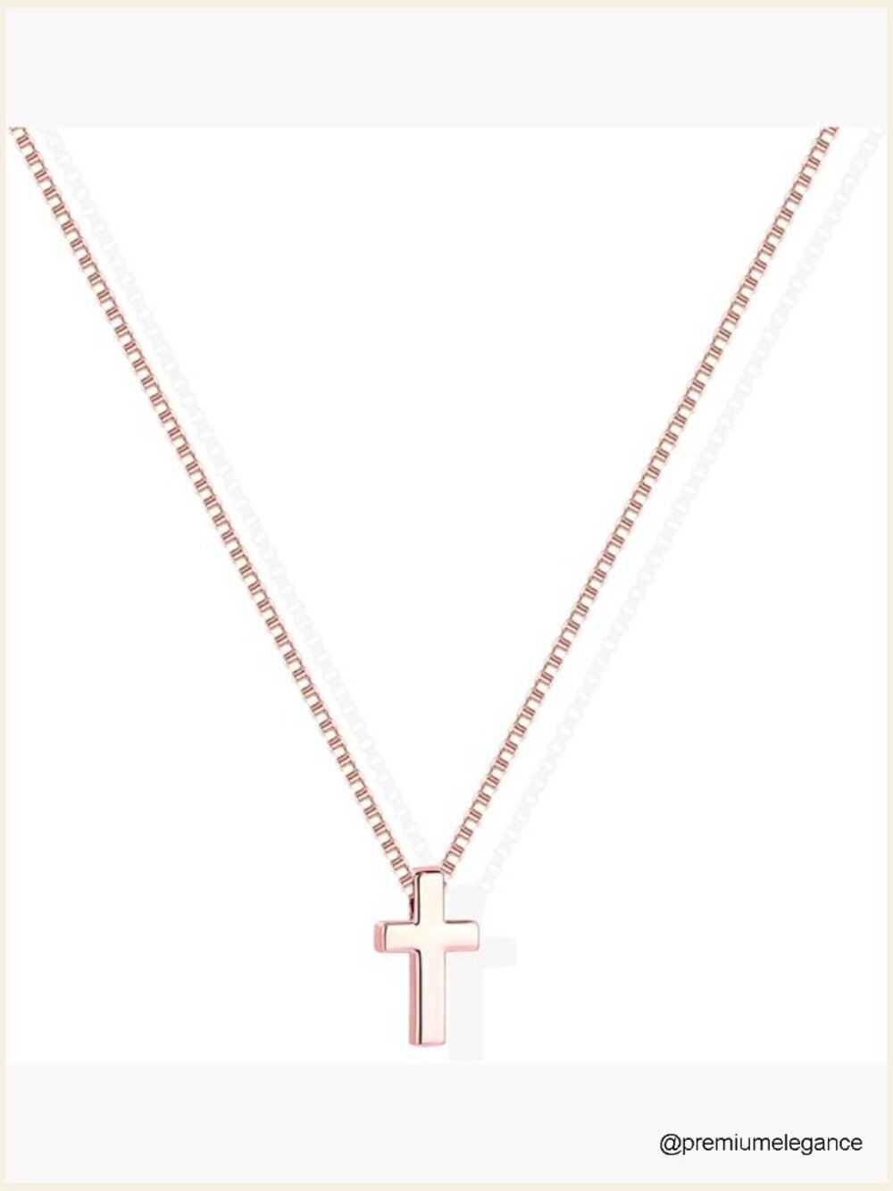 Dainty Cross Pendant Necklace 14K Gold Plated Faith Gift
